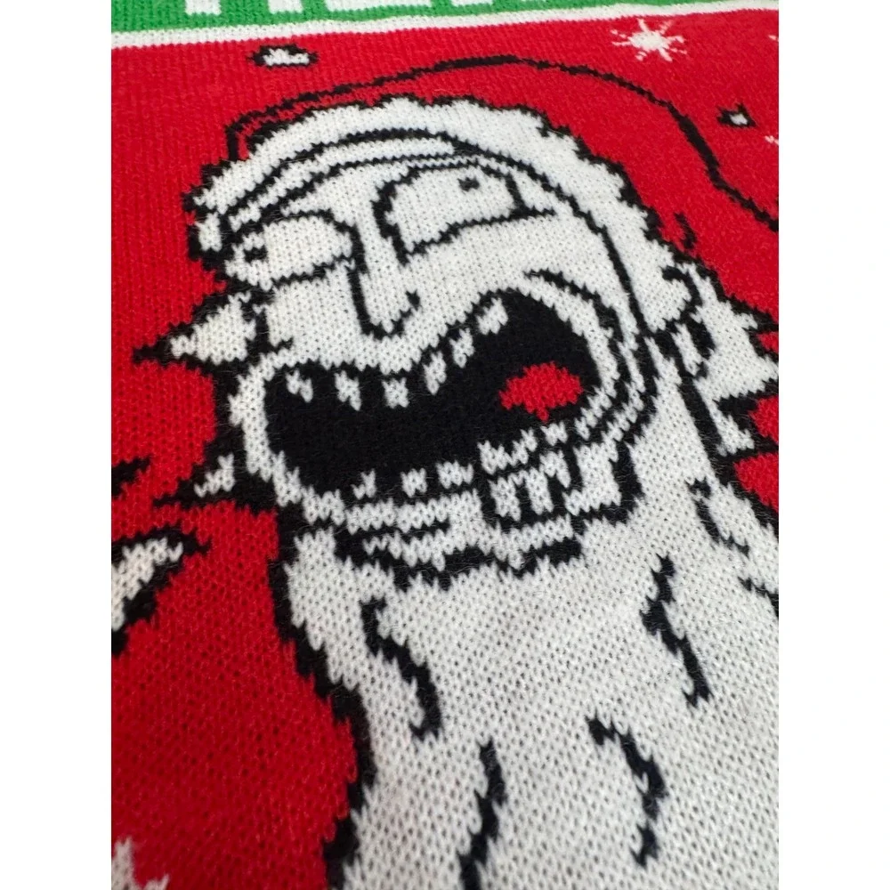 Rick and Morty Merry Rickmas Ugly Christmas Sweater Adult XL Red‎ NWOT
